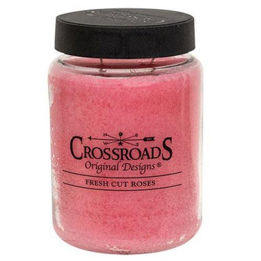 Fresh Cut Roses Jar Candle, 26oz - The Fox Decor